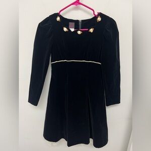 Jenny Annie Dots Girls Dress Formal Vintage Size 12 Floral Flower